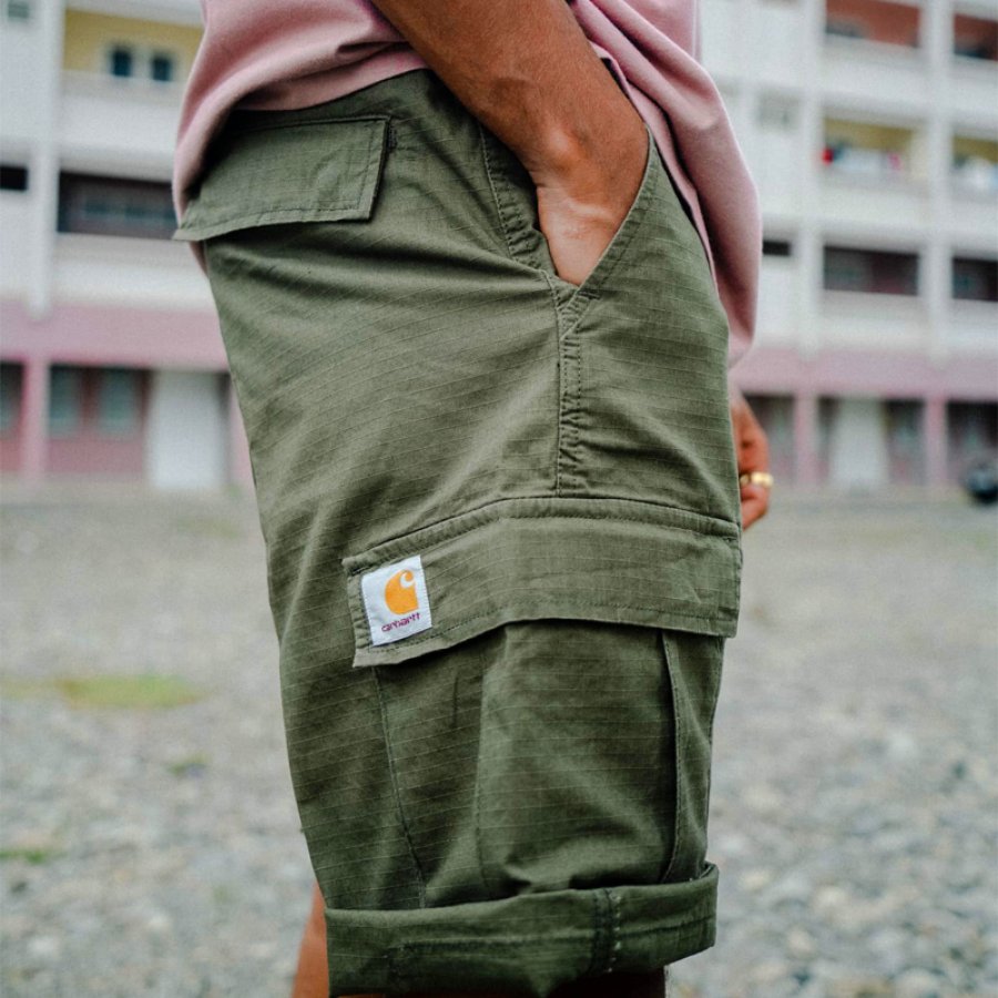 

Cargo Shorts With Multi-Pocket Design For Outdoor Adventures