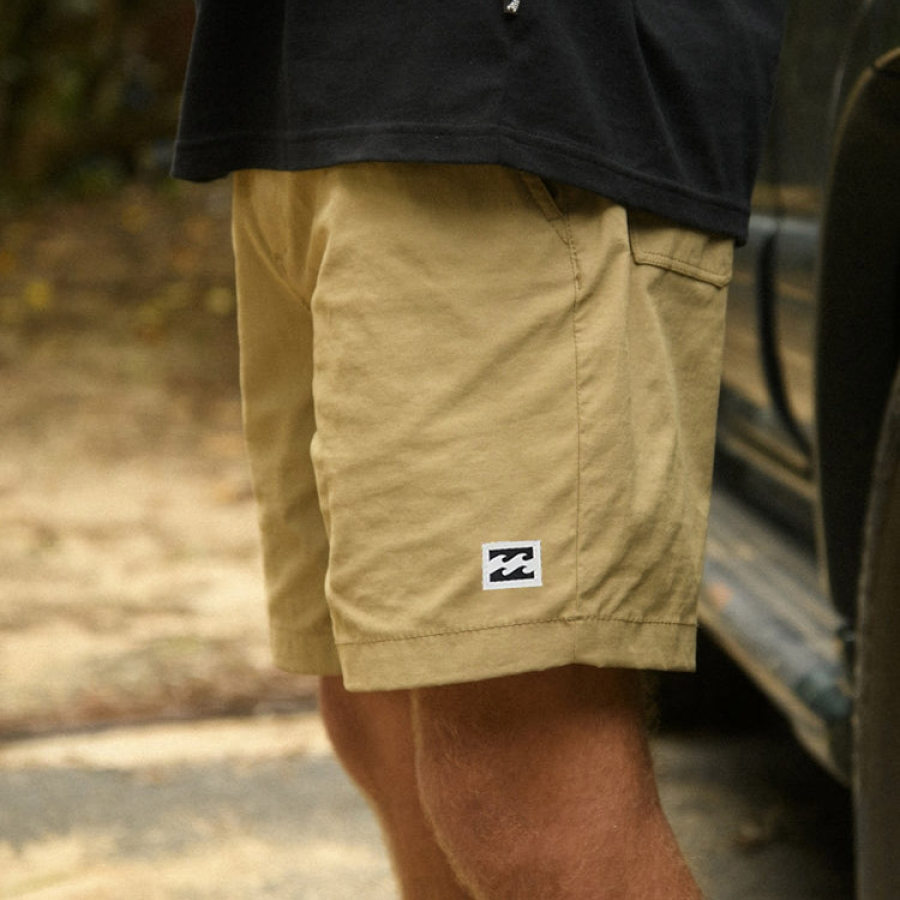 

Men's Vintage Surf Boardshorts Elastic Drawstring Shorts