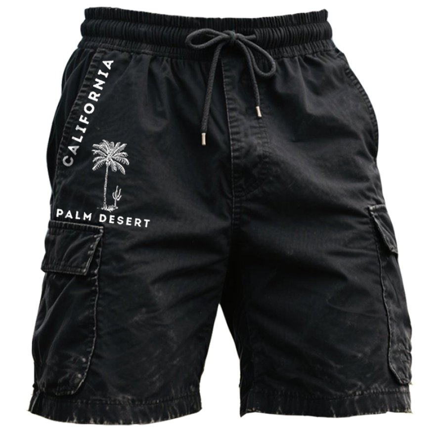 

Men's Vintage California Palm Desert Cargo Shorts