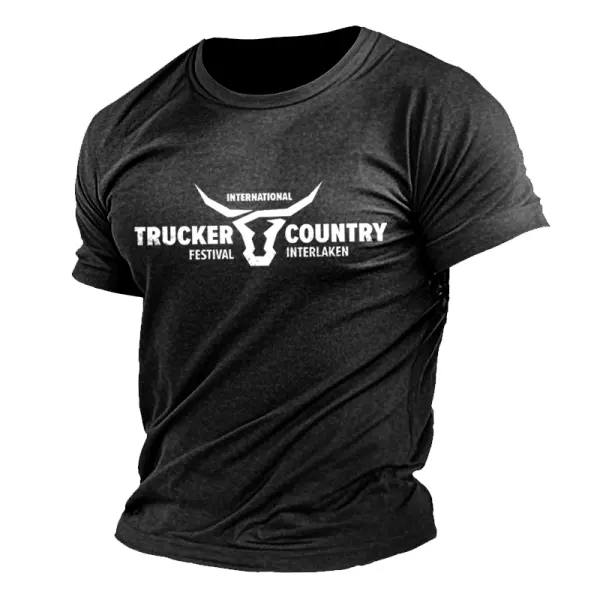 Trucker Festival International Trucker Country Festival T-Shirt - Perfect For Music Lovers And Festivals - Cotosen.chimpone.com 