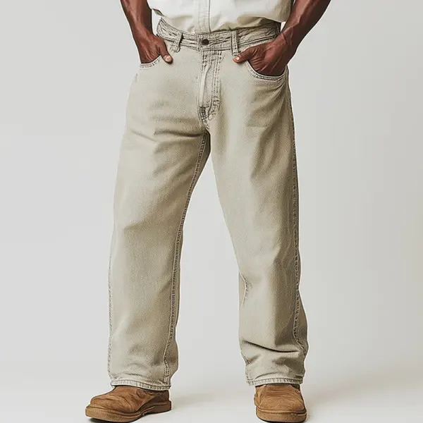 Classic Straight Fit Jeans With Timeless Style And Durability - Wayrates.com 