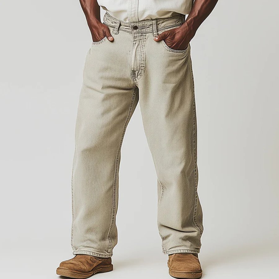 

Classic Straight Fit Jeans With Timeless Style And Durability