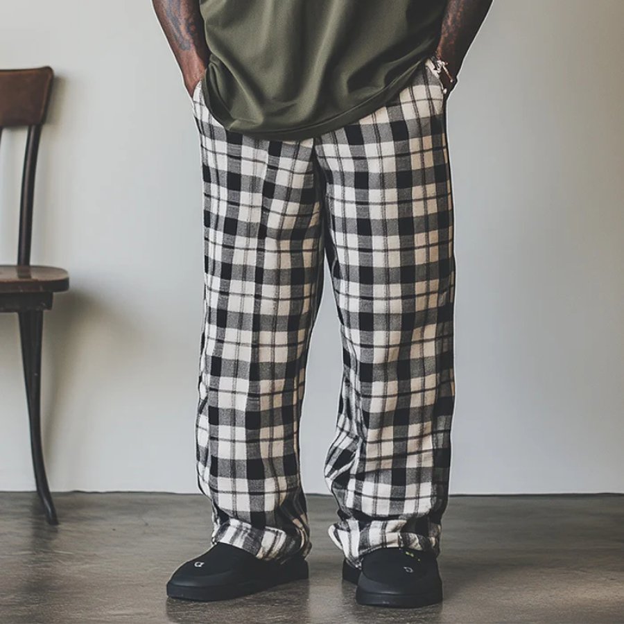 

Plaid Flannel Pants For Men - Stylish And Comfortable Checkered Trousers