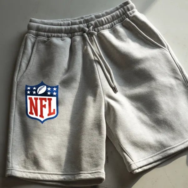 Sporty Shorts With Team Logo Design For Casual Wear - Elementnice.com 