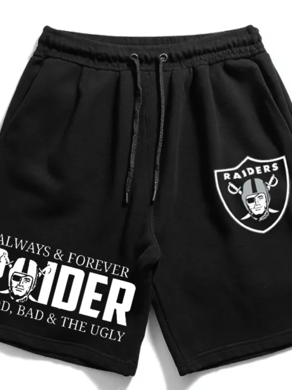 Sporty Shorts With Team Logo Design For Casual Wear - Menwyx.com 