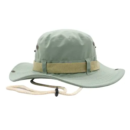 Drawstring Large Brim Surfing Mountaineering Fisherman Hat Summer Breathable Sun Protection Sunshade Outdoor