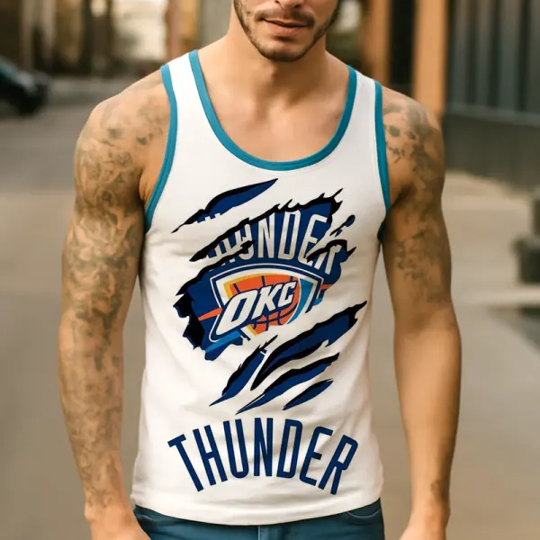 Men's Basketball Team Finals Tank Top - Perfect For Sports Fans And Casual Wear - Elementnice.com 