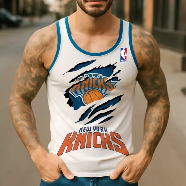Men's Basketball Team Tank Top - Perfect For Sports Fans And Casual Wear - Elementnice.com 
