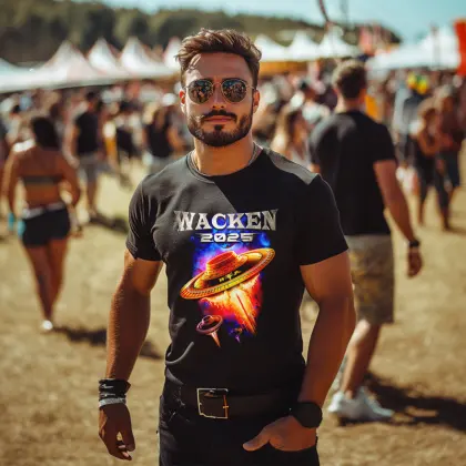 2025 Festival T-Shirt - Perfect For Music Lovers And Space Enthusiasts
