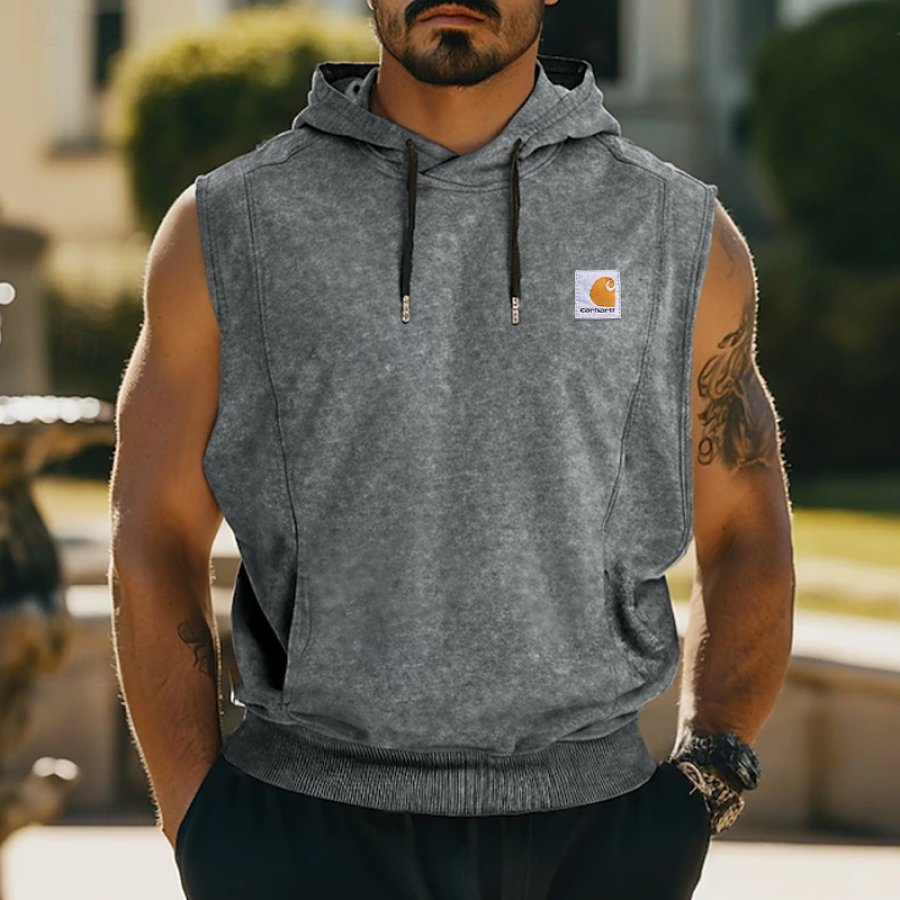 

Men's Sleeveless Hoodie - Perfect For Casual And Active Wear