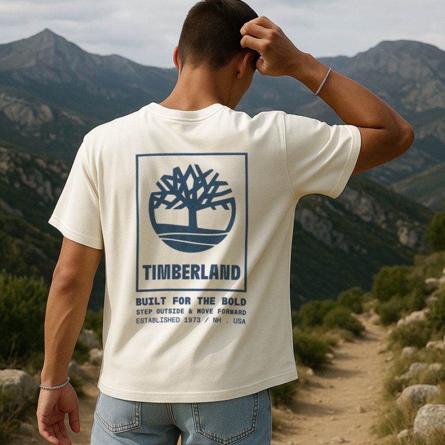 

Bold Outdoor Graphic Tee For Men - Perfect For Hiking And Casual Wear