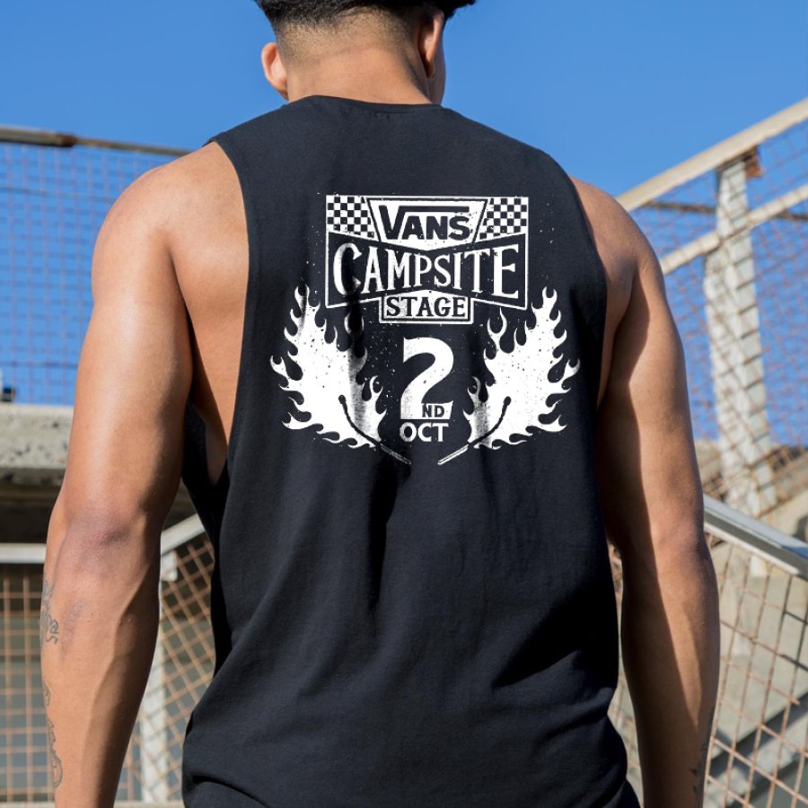 

Graphic Tank Top For Men - Perfect For Festivals And Outdoor Adventures