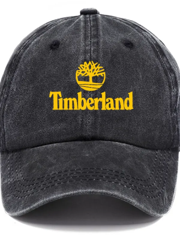 Outdoor Tree Print Unisex Washed Cotton Sun Hat Vintage Casual Cap - Simplyion.com 