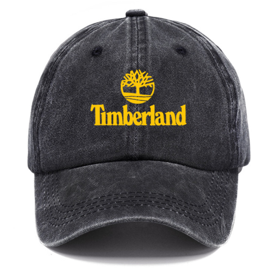 

Outdoor Tree Print Unisex Washed Cotton Sun Hat Vintage Casual Cap