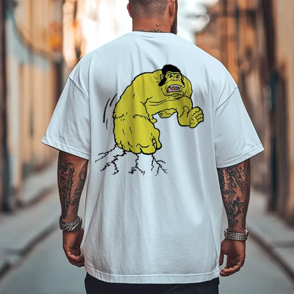 Ben Davis Bold Cartoon Gorilla Graphic T-Shirt For Men - Perfect For Casual Streetwear - Wayrates.com 