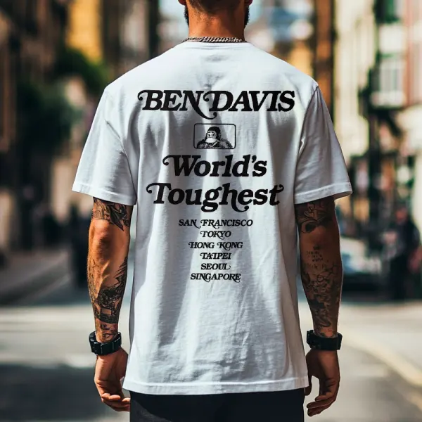 Ben Davis Bold Cartoon Gorilla Graphic T-Shirt For Men - Perfect For Casual Streetwear - Wayrates.com 