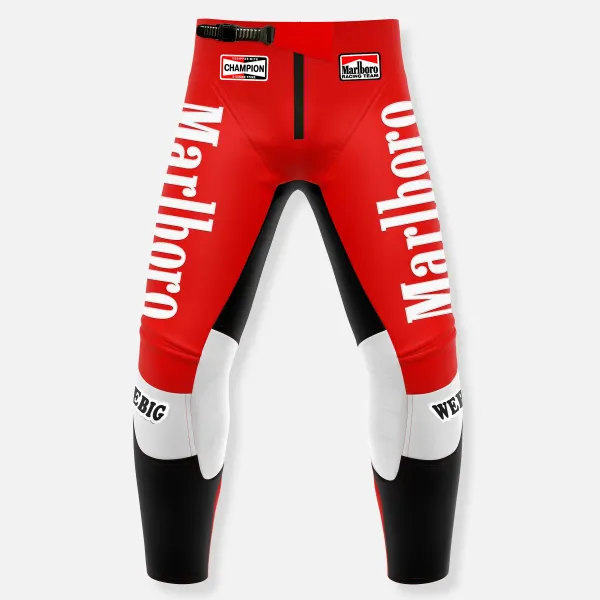 Formula One 1974 Marlboro Racing Red Pants - Menzfolk.com 