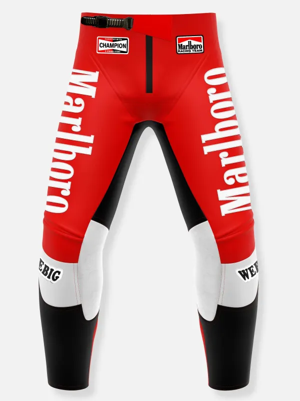 Formula One 1974 Marlboro Racing Red Pants - Pragmaace.com 