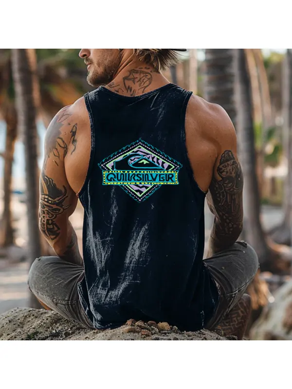 Stylish Graphic Tank Top For Summer Beach Adventures - Anrider.com 