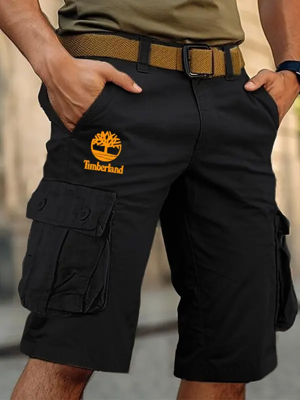 Men's Cargo Shorts Vintage Multi-Pocket Outdoor Khaki Walkshort Boardshorts - Menbarn.com 