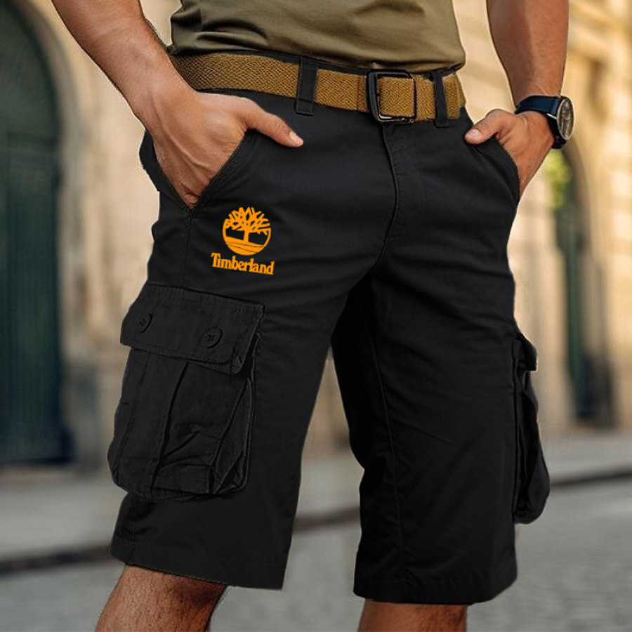 

Men's Cargo Shorts Vintage Multi-Pocket Outdoor Khaki Walkshort Boardshorts
