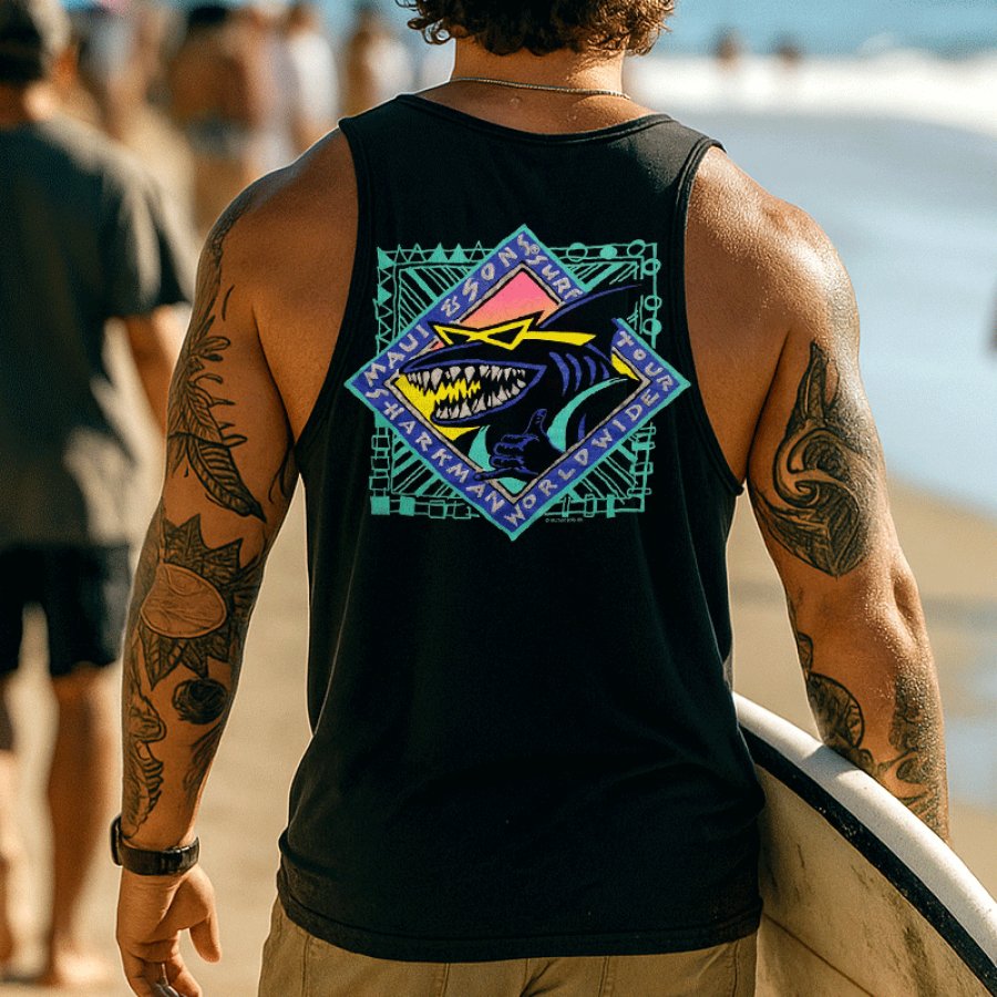 

Graphic Tank Top For Beach And Summer Adventures