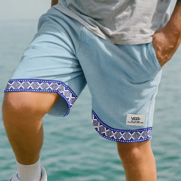 Vintage Casual Shorts Corduroy Surf Shorts Beach Shorts - Ootdyouth.com 