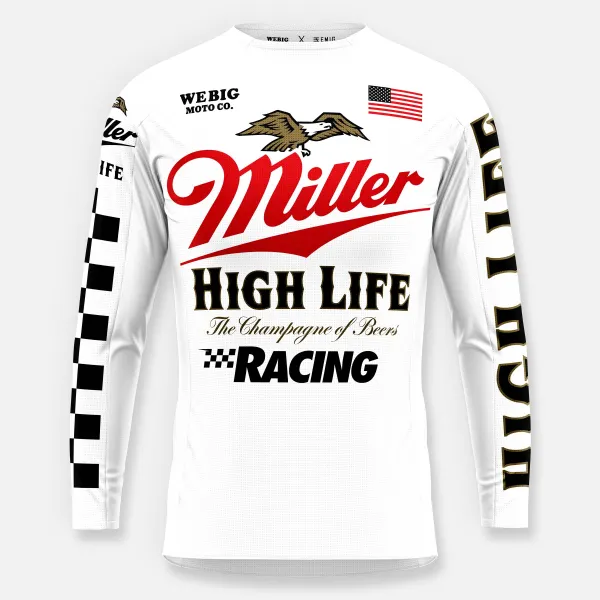 HIGH LIFE RACING JERSEY WHITE - Wayrates.com 