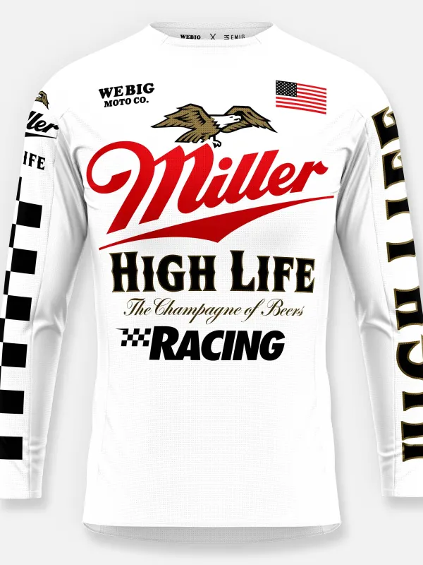High Life Racing Jersey White Shirts - Pragmaace.com 