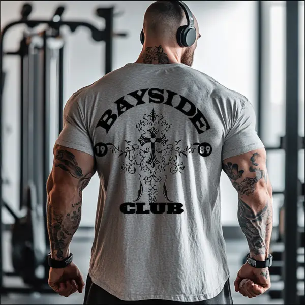 Bayside Fitness Wash Short Sleeves T-shirt - Menzfolk.com 