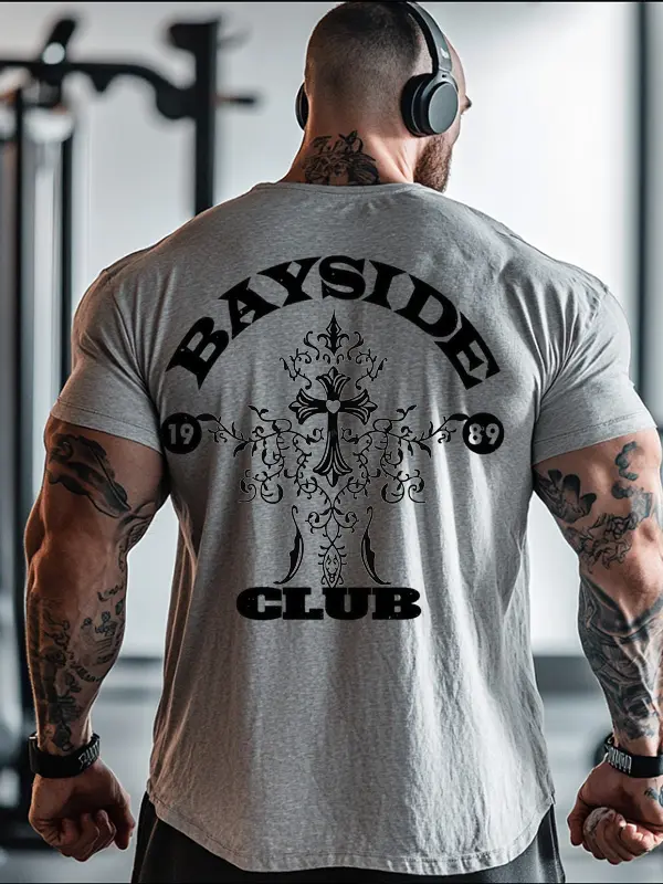 Bayside Fitness Wash Short Sleeves T-shirt - Pragmaace.com 