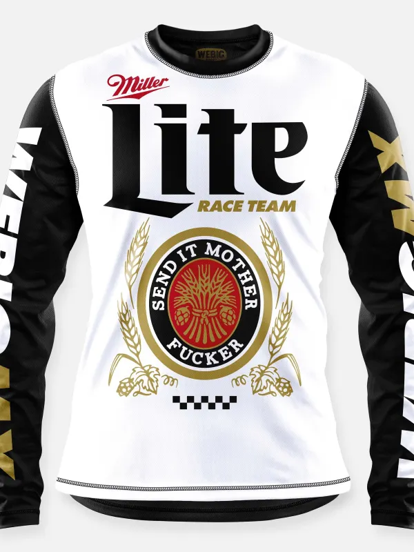 Webig Lite Jersey White-Black - Pragmaace.com 