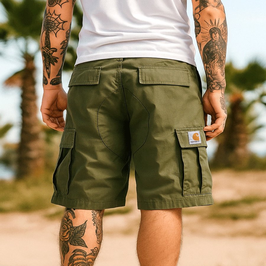 

Carhartt Cargo Shorts With Multiple Pockets For Men - Perfect For Summer Outdoors