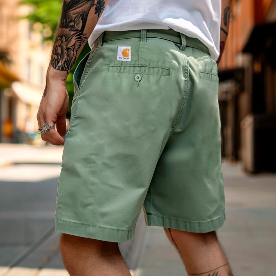 

Men's Vintage Surf Outdoor Workwear Pocket Craft Short