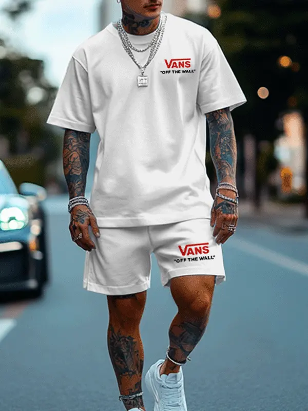 Stylish Casual Short Set For Men - Perfect For Summer Outdoors - Pragmaace.com 