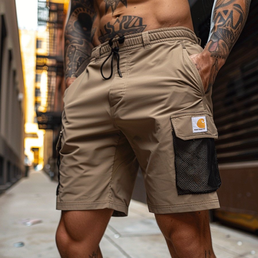 

Carhartt Cargo Shorts With Mesh Pocket For Active Men