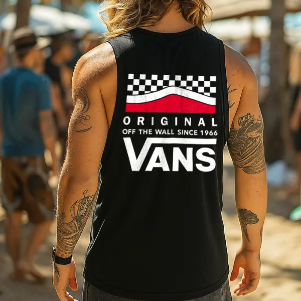 Classic Graphic Tank Top For Men - Perfect For Summer Outdoors - Wayrates.com 