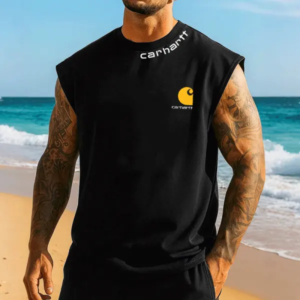Sleeveless Muscle Tee For Beach And Casual Wear - Wayrates.com 