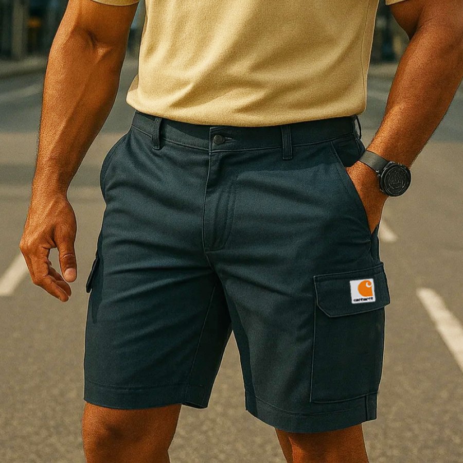 

Men's Casual Cargo Shorts Dark Blue