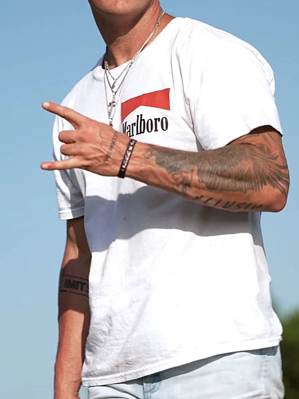 Marlboro Vintage Stylish Graphic Tee For Casual Wear - Simplyion.com 