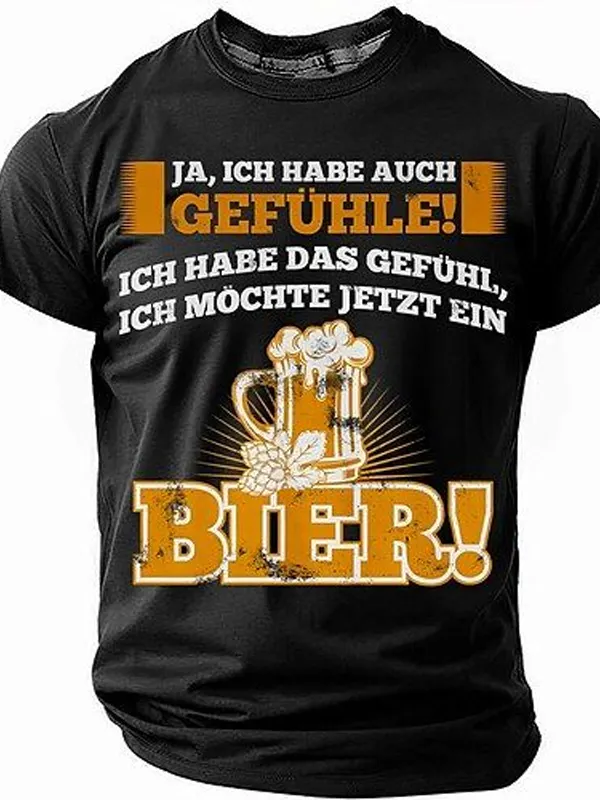 Fun German Beer Quote T-Shirt For Men - Perfect Gift For Beer Lovers - Pragmaace.com 