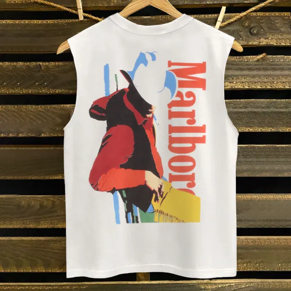 Stylish Graphic Men's Tank Top - Rabclub.com 