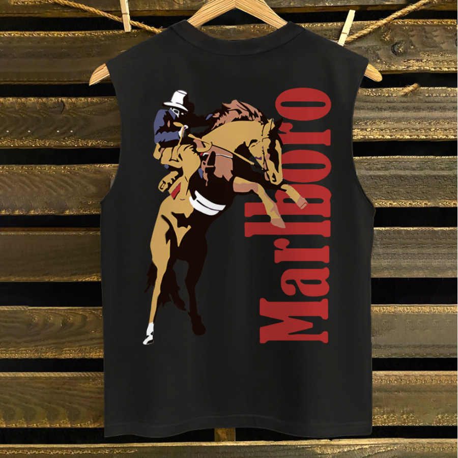 

Cowboy Graphic Tank Top