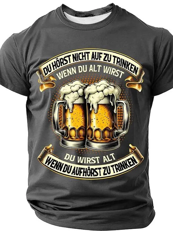 Fun Beer Quote T-Shirt For Men - Perfect Gift For Beer Lovers - Pragmaace.com 