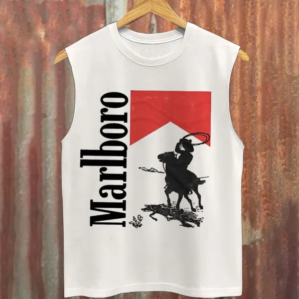 Classic Cowboy Graphic Tank Top - Rabclub.com 