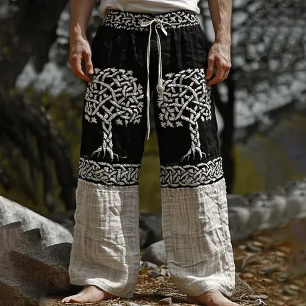Wide-Leg Trousers For Men - Perfect For Casual And Outdoor Adventures - Menzfolk.com 
