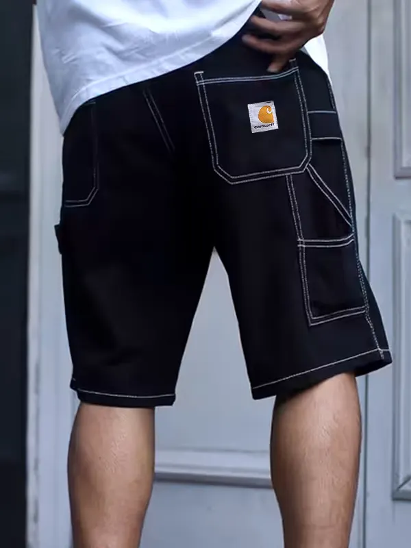 Men's Multi-Pocket Utility Shorts For Outdoor Adventures - Menwyx.com 