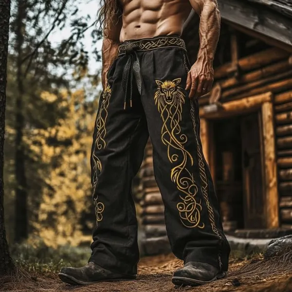 Viking-Inspired Trousers For Men - Perfect For Festivals And Outdoor Adventures - Upgradecool.com 