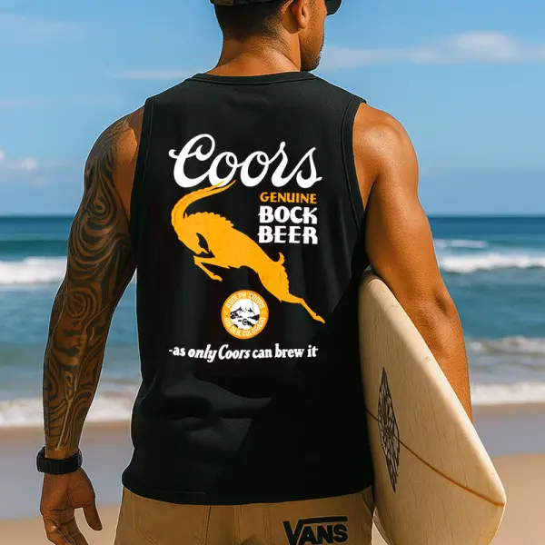 Classic Graphic Tank Top For Beach And Casual Wear - Ootdyouth.com 