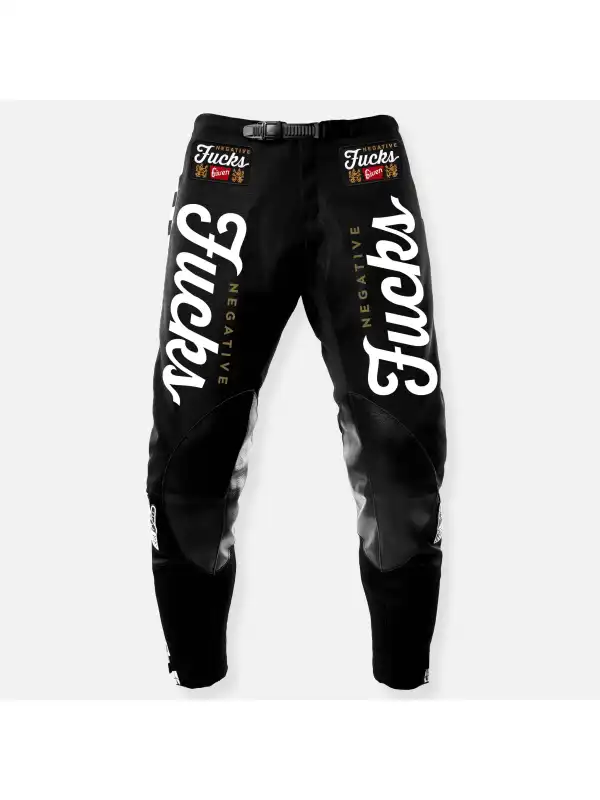LESS THAN ZERO MOTO BLACK PANTS - Aptkoi.com 